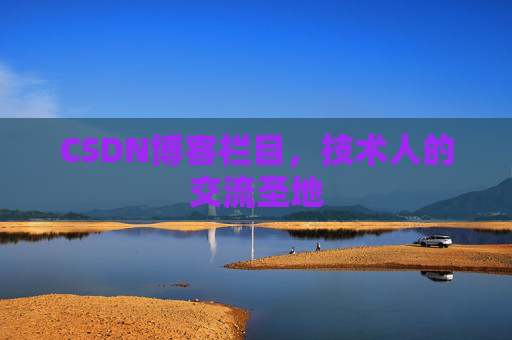 CSDN博客栏目,技术人的交流圣地
